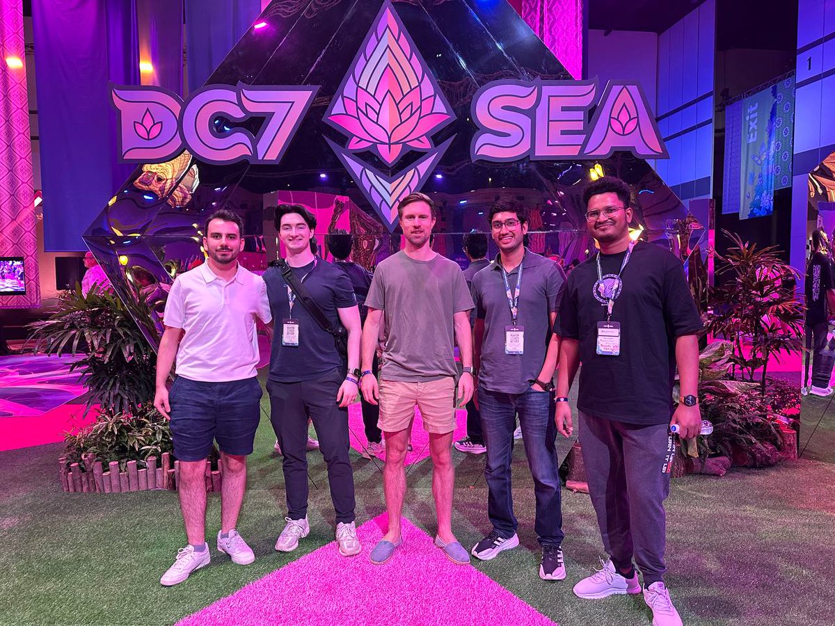 Another day at <a href="/EFDevcon/">Ethereum Devcon</a> and the energy is unmatched! So many great minds, fresh perspectives, and new friends here in Bangkok—let’s keep building together!