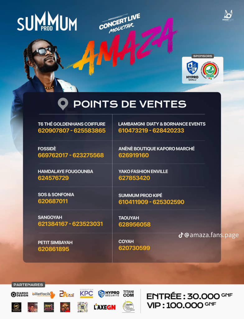 Alusine22's tweet photo. Le concert à ne pas rater 
The concert that you should not miss https://t.co/YBvWxdpep9