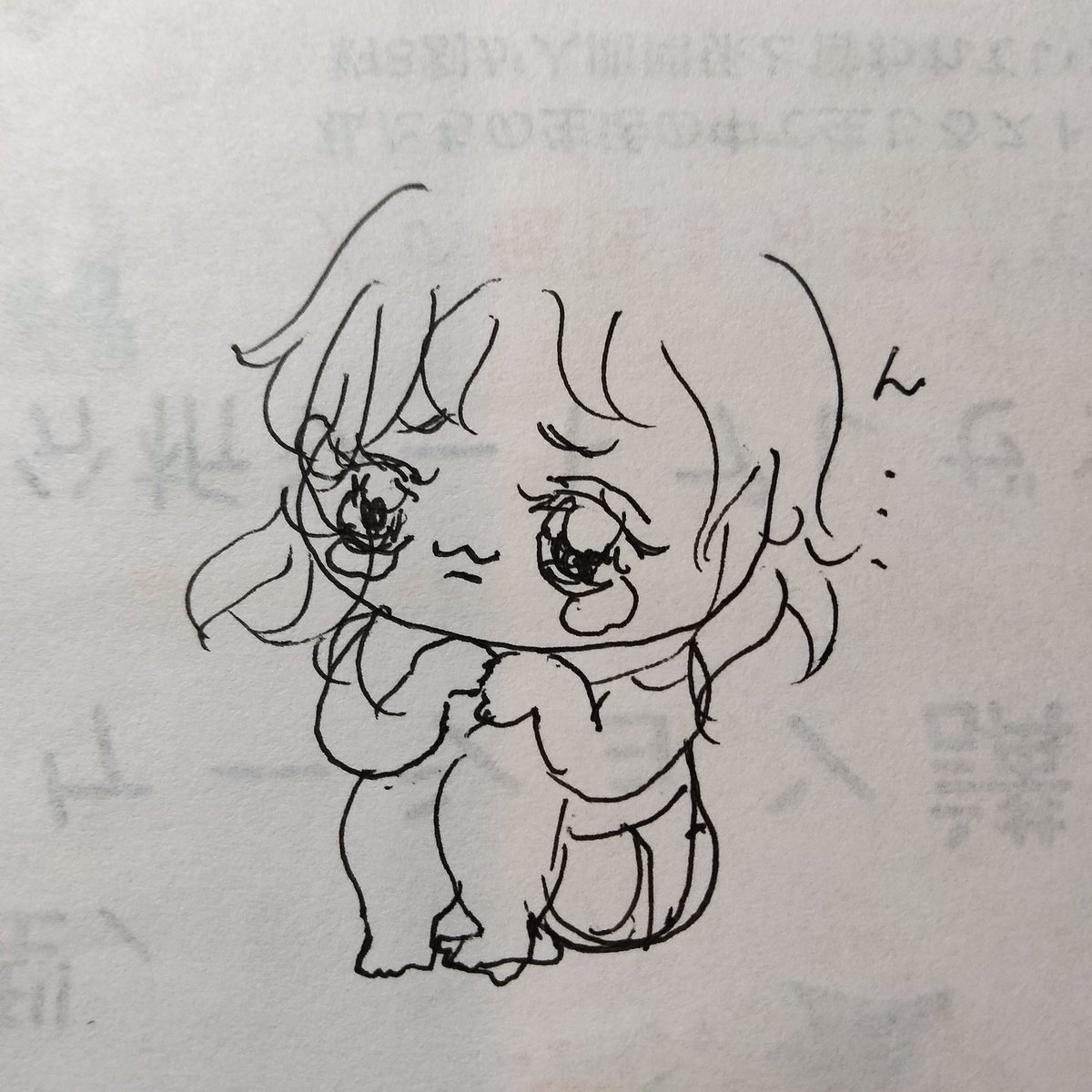 jushachan's tweet photo. 裏紙にいます。数千年の時を経て主従は不滅。 https://t.co/VohZBIxbY5