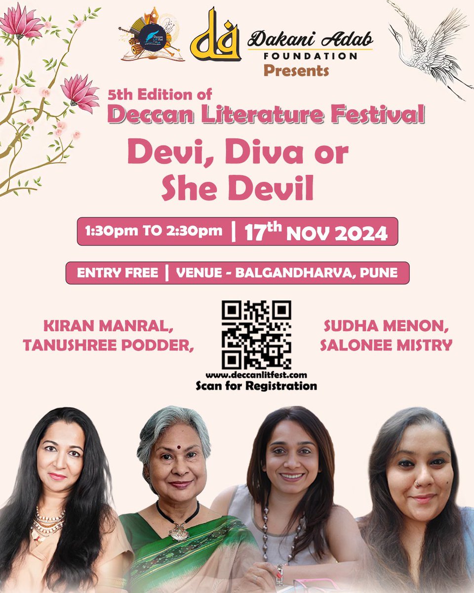 Pune, come say hello if around. I’m in your city Saturday and Sunday. Saturday at Phoenix Mall of the Millennium for a BookChor Lock the Box event at 5.30 pm
And Sunday at the Deccan Lit Fest. My session is at 1.30 with <a href="/sudhamenon2006/">Sudha Menon</a> <a href="/tanushreepodder/">Tanushree</a> and Salonee Mistry.