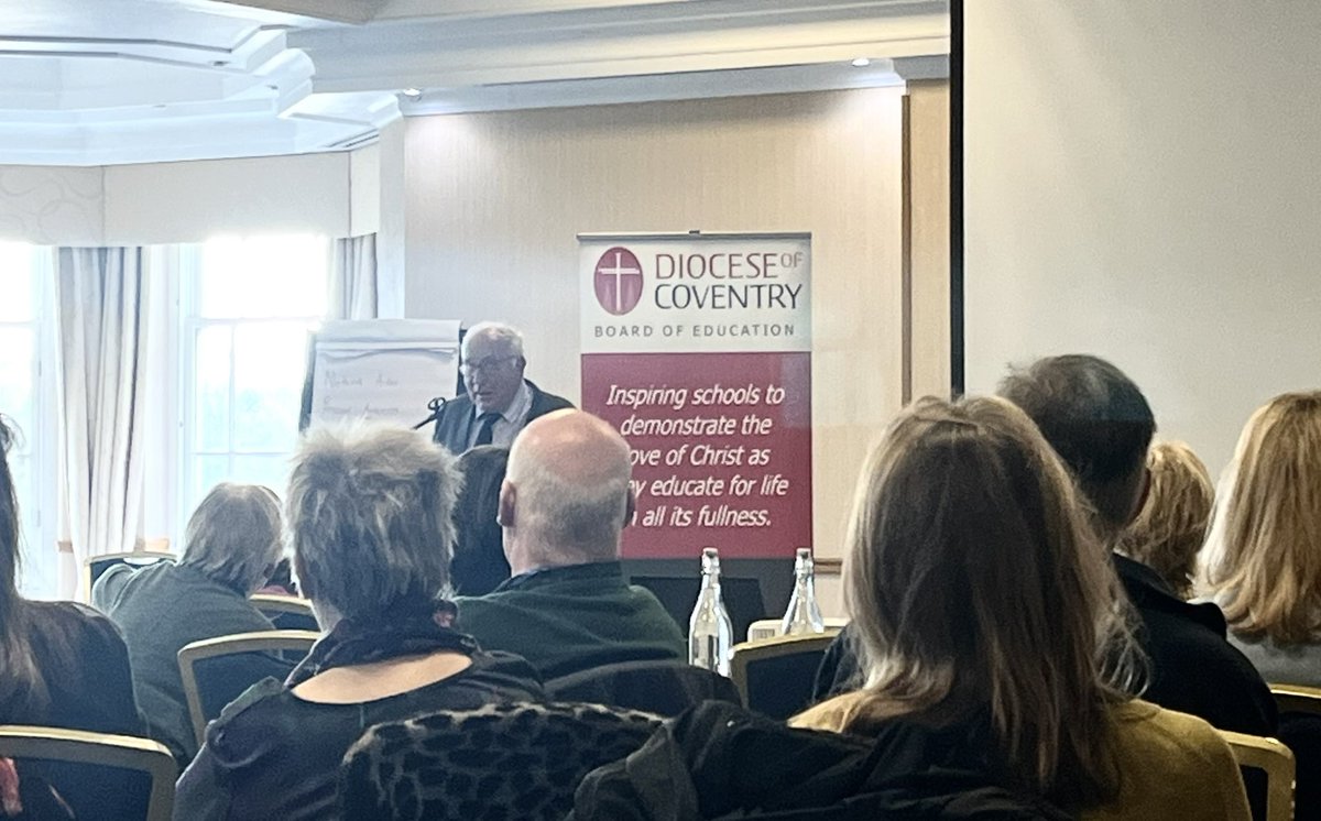 Cov_DBE's tweet image. Parish Partnerships Conference day! Head teachers, clergy &amp;amp; governors from our schools all gathering together to think about who they are, why they are here &amp;amp; how then shall they live. Sir John Timpson kicking us off with his inspirational model for working as a team.