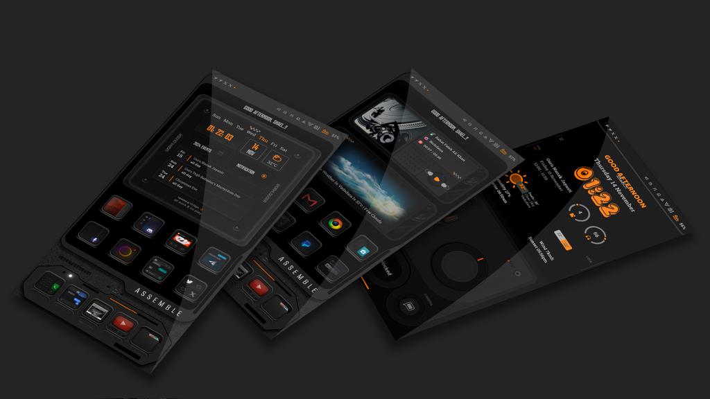 My Home Screen
Darkest Widget, Theme &amp; Lock Wallpaper by <a href="/tweetbylokki/">Lokki</a>
Weather by <a href="/Attairdu57slm/">Att57 </a>
Icon Shadow by <a href="/daddykool666/">Gary Boole</a>
Slant Statusbar by <a href="/Sodaisidiot/">𝙎𝙤𝙙𝙖</a>
AE by <a href="/kristatos_/">Kristatos</a>
All Widgets &amp; Statusbar Recreated in Android made by me
Template by <a href="/TeboulDavid1/">Smart Wallpaper Art</a> <a href="/glrvod/">Work In Progress</a>
#KLWP