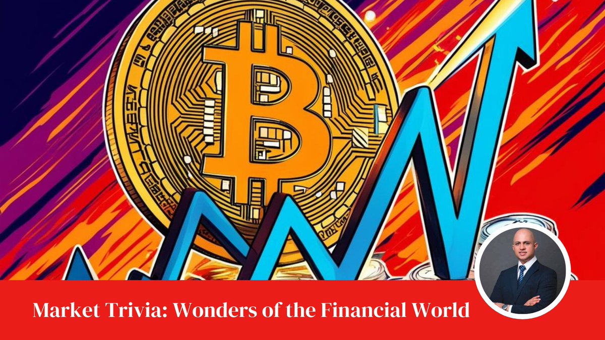 RakeshRajagopa1's tweet photo. Market Trivia: Unveiling the Wonders of the Financial World 🌍💼
#FinanceFacts #FinancialWorld #EconomicHistory #FinanceProfessionals
Are you ready to dive into some of the most fascinating #MarketTrivia the financial world has to offer? From monumental IPOs to historic #InvestmentBanks, these facts and figures not only highlight significant milestones but also shed light on the evolution of #GlobalFinance. Let's explore together! 🚀📚
🔥The Largest #IPO Ever Recorded: Did you know that the record for the largest Initial Public Offering (IPO) goes to Saudi Aramco? In December 2019, Saudi Arabia's state oil company went public, raising a staggering $25.6 billion, surpassing the previous record held by Alibaba in 2014 🛢️💰.
🏦The Oldest Investment Bank: Speaking of history, J.P. Morgan & Co., founded in 1871, is often recognized as one of the world's oldest and most influential investment banks. However, going even further back, Berenberg Bank, established in 1590 in Hamburg, Germany, holds the title for the oldest merchant bank still in operation today 🏦🕰️.
📈A Record-Breaking Trading Volume: On May 6, 2010, during the infamous "Flash Crash," the U.S. stock market experienced a trillion-dollar #StockMarket crash, with over 9.8 billion shares traded in a single day. This event highlighted the vulnerabilities in the market and led to significant changes in trading regulations 📉🛠️.
📉The First-Ever Stock Exchange: The Amsterdam #StockExchange, established in 1602 by the #DutchEastIndiaCompany, is considered the world's first official stock market. It laid the foundation for modern financial markets, introducing the concept of trading shares of companies to the public 🇳🇱📈.
🔥Bitcoin's Unprecedented Growth and Latest Surge📈: Bitcoin, the trailblazer of cryptocurrencies, has once again shattered expectations and records alike. In an astonishing rally, #Bitcoin soared past the $93,000 mark this week in November 2024, setting a new all-time high. The price of Bitcoin has been on an exceptional tear, particularly since #DonaldTrump's presidential election victory. This surge reflects a complex interplay of market optimism, political developments, and optimism about favourable regulatory environments. From its inception in 2009, when it was virtually worthless, to its current breathtaking heights, Bitcoin's journey underscores the transformative potential of digital currencies in the global financial landscape 🚀💸.
These snippets from the financial world remind us of the dynamic and ever-evolving nature of markets. Whether it's the historic achievements of centuries-old institutions or the innovative disruptions of the digital age, there's always something new to learn and marvel at in finance.
What's your favourite piece of market trivia? Share it with us in the comments below! Let's keep the conversation going and celebrate the intriguing and often surprising world of finance together.
#Finance #Economics #Cryptocurrency #History #Innovation #GlobalMarkets