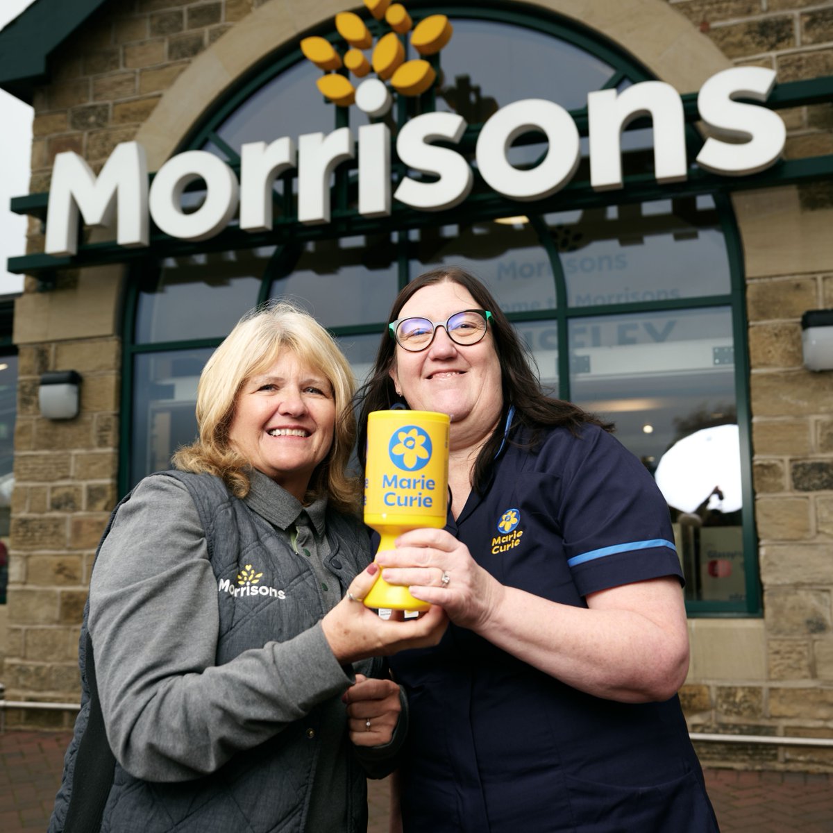 mariecurieuk's tweet image. We&apos;re thrilled to announce we are @Morrisons new charity partner! 🎉

Over the next three years, Morrisons and Marie Curie are aiming to raise £15 million to help families get the best end of life care possible. Visit: shorturl.at/UlfWt to find out more about the…