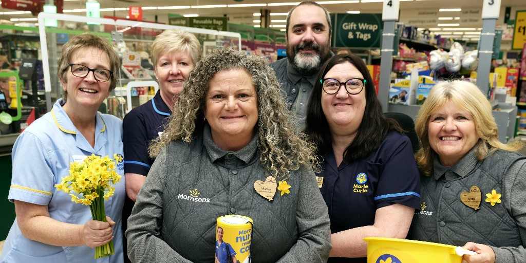 mariecurieuk's tweet image. We&apos;re thrilled to announce we are @Morrisons new charity partner! 🎉

Over the next three years, Morrisons and Marie Curie are aiming to raise £15 million to help families get the best end of life care possible. Visit: shorturl.at/UlfWt to find out more about the…