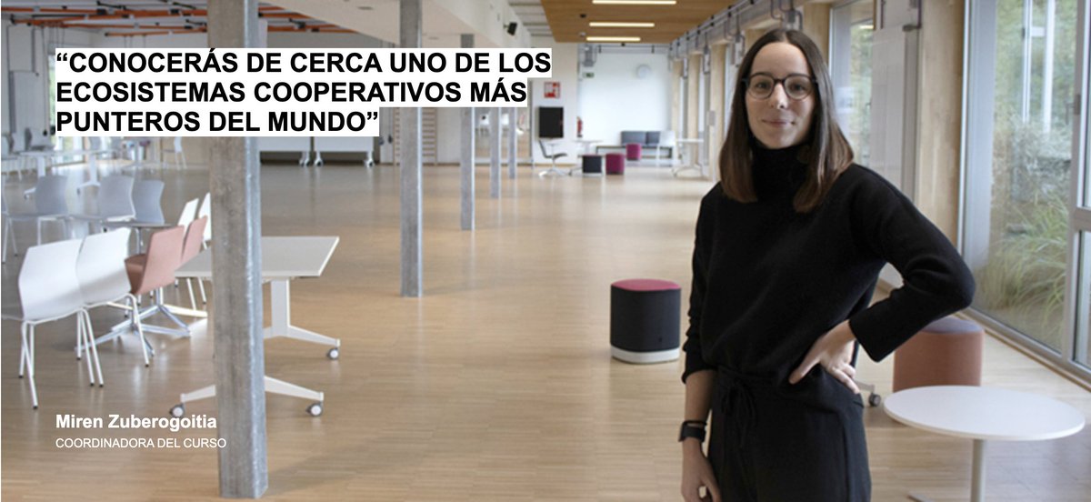 El curso ‘Claves de la Experiencia Cooperativa de Mondragon’ tendrá una duración de 75 horas, se ofrecerá online, en castellano e inglés, y los participantes podrán realizar una estancia de una semana en Euskal Herria. 
ow.ly/IUC950TRtkQ

#cooperativismo <a href="/Huhezi/">Huhezi (MU)</a> <a href="/Lanki_MU/">Kooperatibismoaren Ikertegia</a>