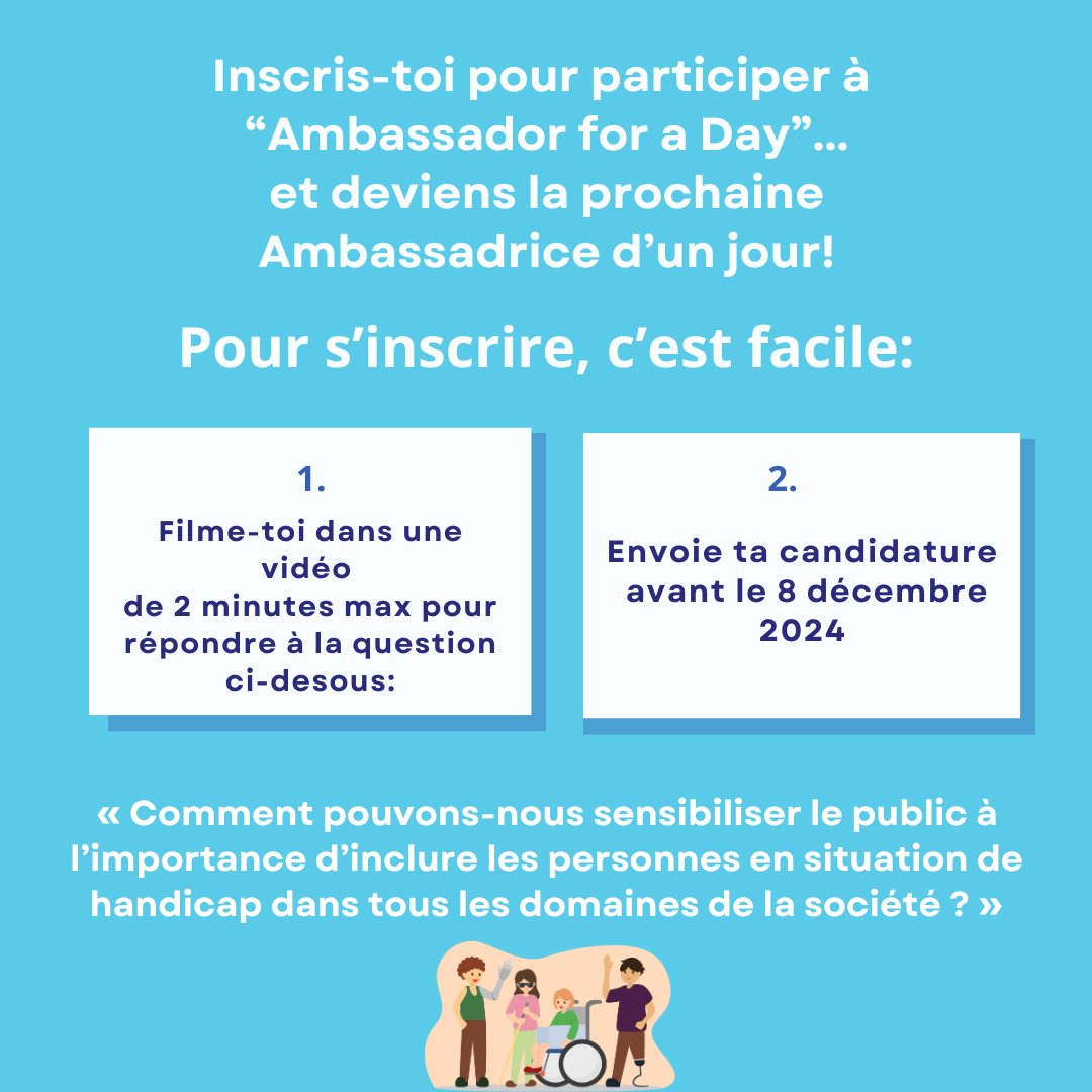 UKinFrance's tweet image. Tu as entre 14 et 18 ans ? 
Deviens #AmbassadorForADay2025. Rencontre des leaders inspirants, partage ta vision et deviens le changement que tu souhaites voir dans le monde.

Inscris-toi ici 👉 bit.ly/AFAD25

#GirlsInDiplomacy #YouCanMakeIt