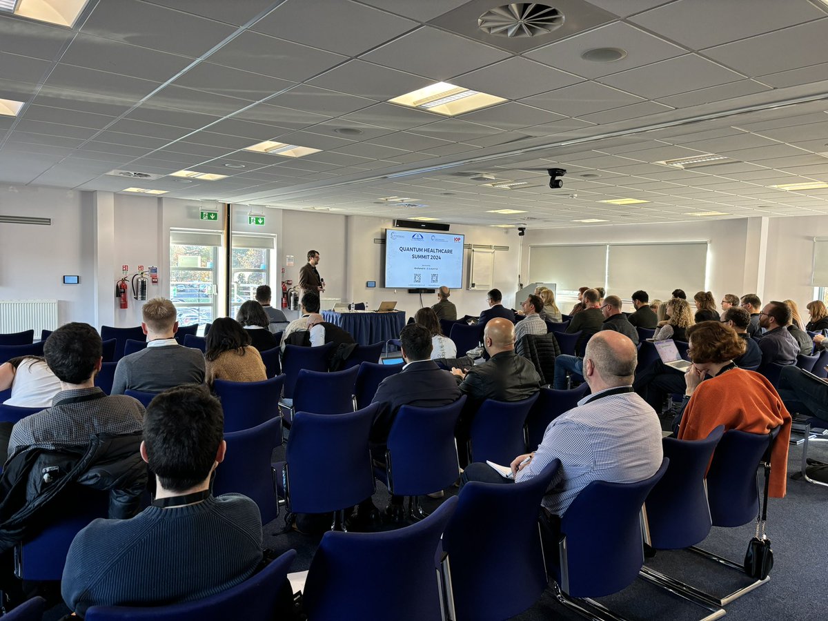 It’s day one of the Quantum Healthcare summit! 💥 

Together with the <a href="/brainhealtharc/">Brain Health ARC</a>, we’re bringing together important members of both the healthcare and quantum technologies communities to explore the capabilities and opportunities on each side 🧠💡