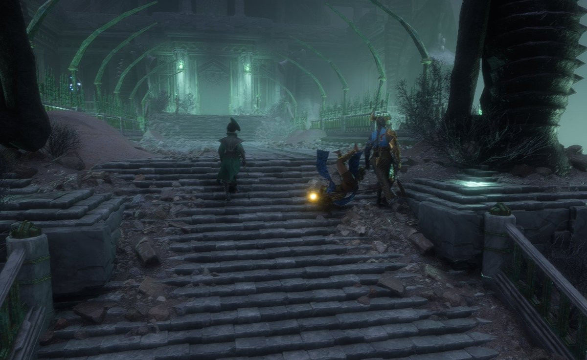 Rook has fallen down the stairs at the Mournwatch gala

#DragonAgeVeilguard