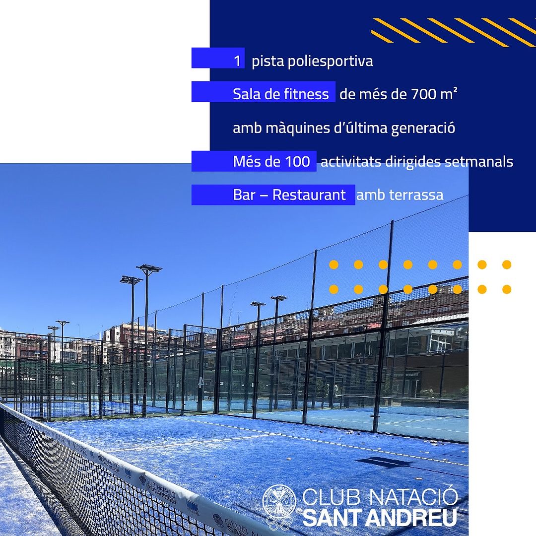 🚨 ¡PROMOCIÓ ESPECIAL! 

🏊🏋️ Novembre és el mes perfecte per fer-se soci del <a href="/CNsantandreu/">CN Sant Andreu</a> i gaudir d'unes instal·lacions privilegiades

👉 I a més, amb regal de benvinguda i guixeta gratuïta fins al març.

No t’ho pensis més i fes-te soci aquí⬇️ : cnsantandreu.com/fes-te-soci/