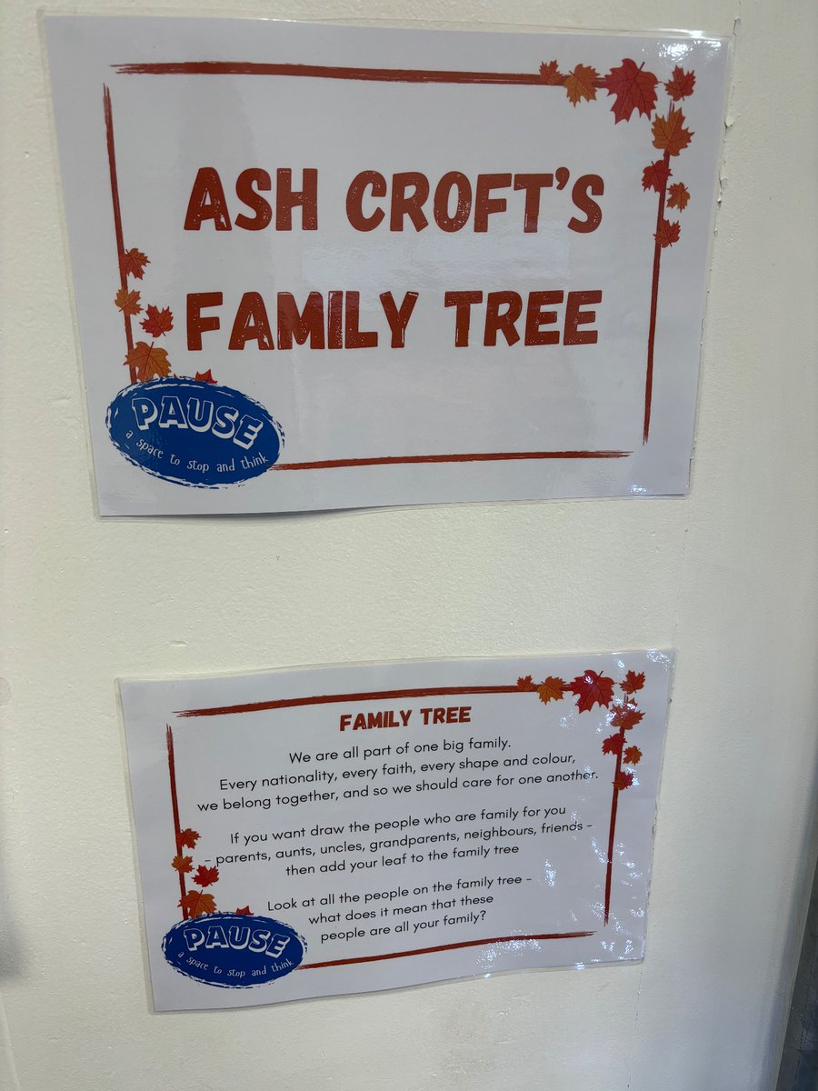 Our new addition - The Ash Croft Family Tree 🌳

Donated and set up by our local church and part of our 'PAUSE' space 

We can't wait to see your pictures and messages 

<a href="/theharmonytrust/">The Harmony Trust</a>