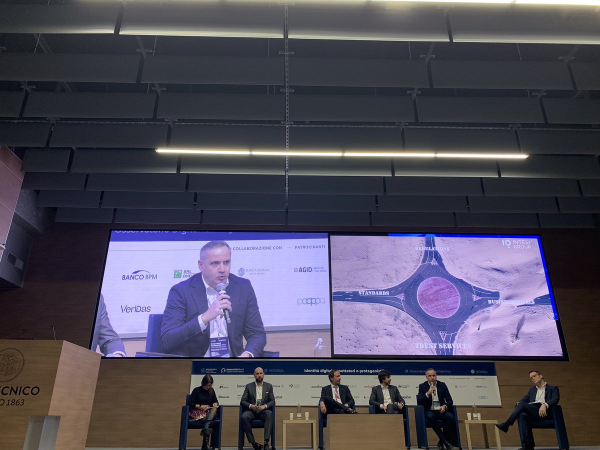 Osserv_Digital's tweet image. Francesco Vetrano, Business Development, Manager, Intesi Group ci dice che la standardizzazione impatta #identitàdigitale e servizi fiduciari. Con #eIDAS2, il mercato firma evolve, ma in Europa e Italia resta incerta l’adozione dei requisiti #oid24