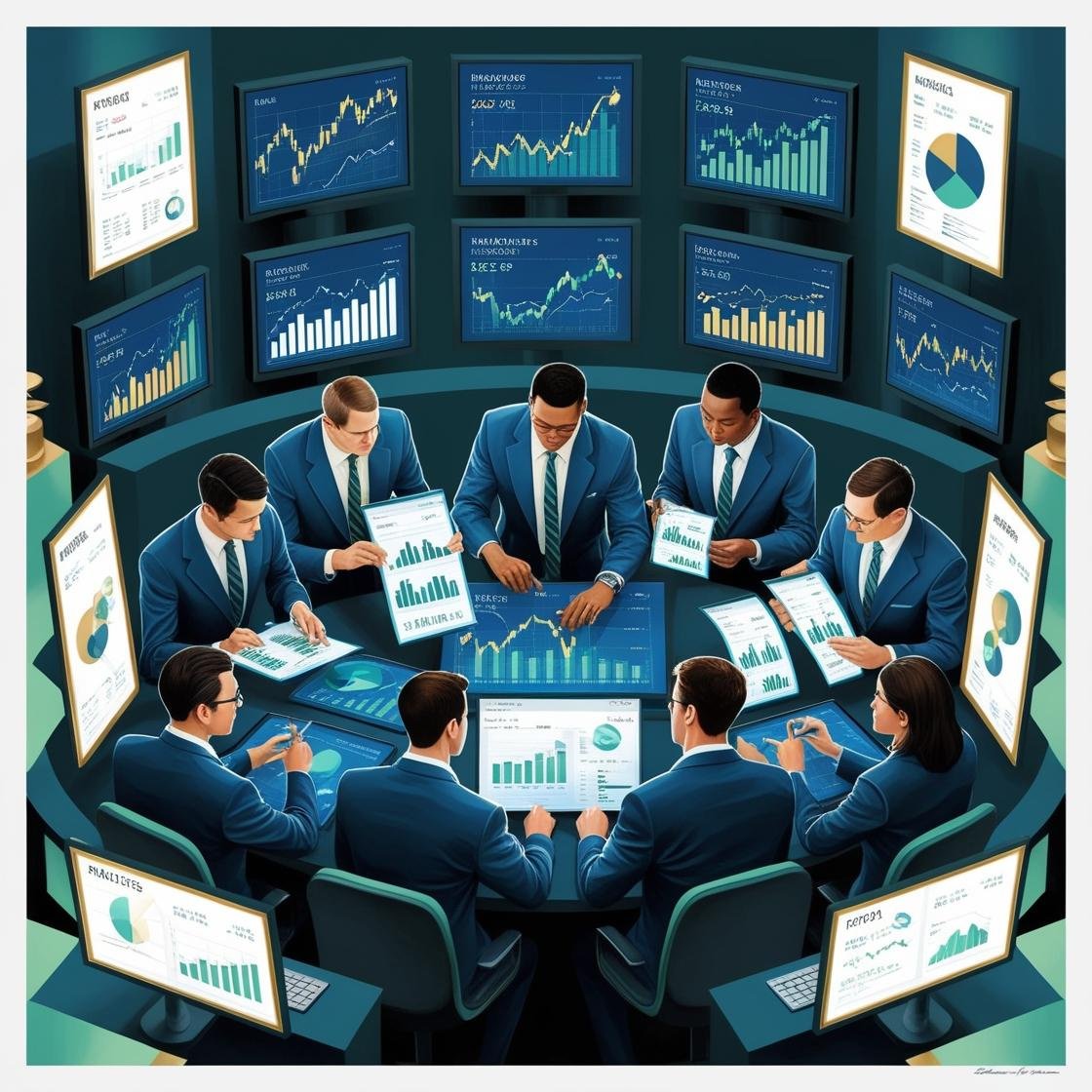 mbangteka's tweet photo. La maitrise de l'IA sera l outil indeniable dans la conception des visualisations. Nous avons ci-dessous la preuve d'une conception visuelle  à base de l'IA mettant en avant des data analystes dans le secteur financier.

#ESSECDOUALA 
#MarketingDigital https://t.co/XeDjhDWmDh