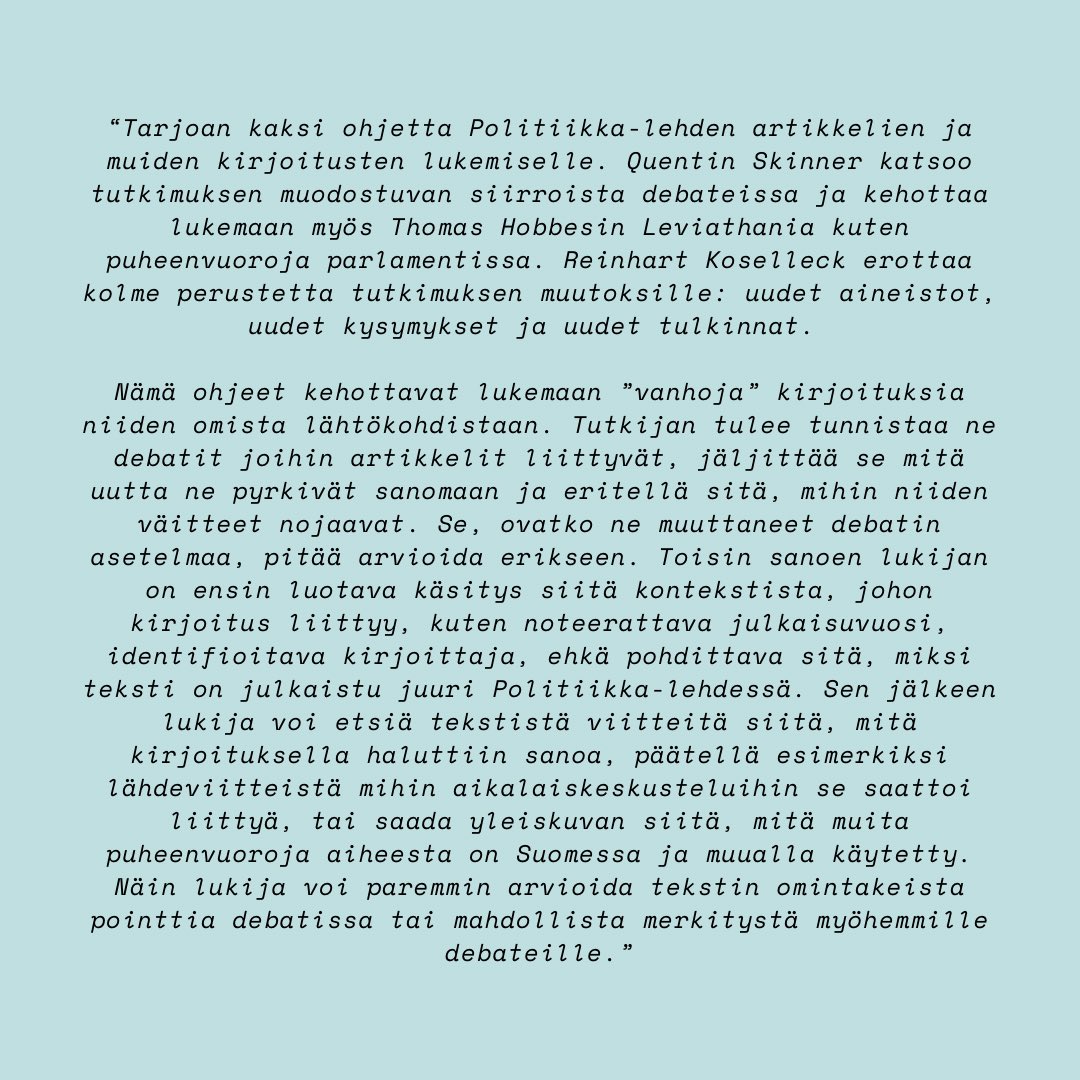 Valtiotieteellinen yhdistys tweet media