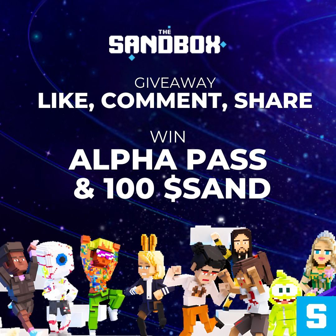 TheSandboxIDN's tweet image. 🚀Alpha Pass & $SAND Giveawey Alert! 🚀
Kami membagikan 3 Alpha Pass
+ 100 $SAND kepada 3 pemenang yang beruntung! Berikut cara masuknya:
Cara Menang:
1️⃣ Tag 3 temanmu di kolom komentar 👥
2️⃣ Suka & Bagikan postingan ini ❤️🔁
3️⃣ Ikuti akun X kami! 🐦
⏰ Kontes berakhir 24…