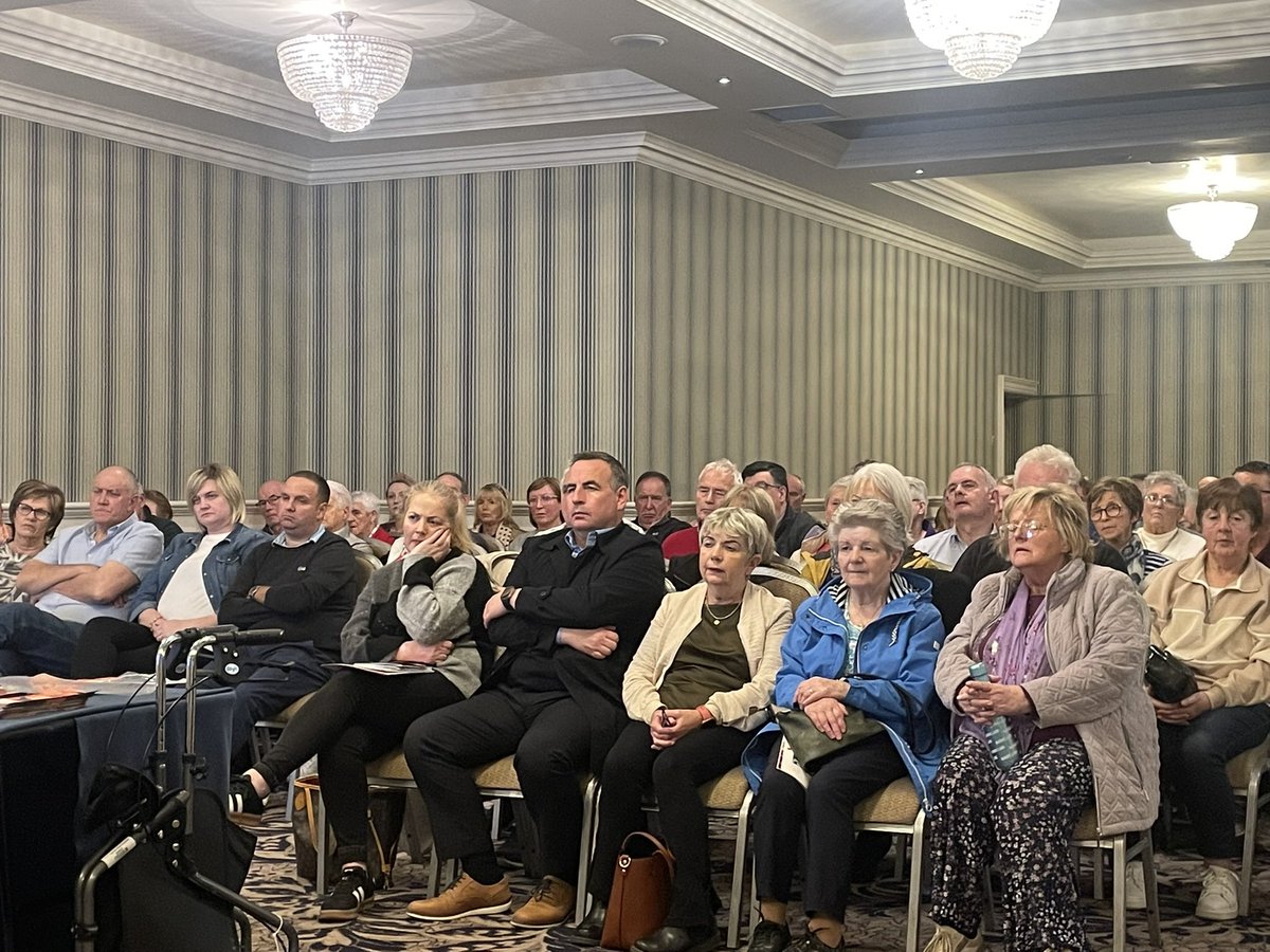 Great talk by Dr Paul Grant on haemochromatosis in #Letterkenny! Over 120 people joined us on the night! Huge thanks to Paul and to our amazing volunteer and supporter, Brian Coyne and voluntary Board Member Philip Maree.