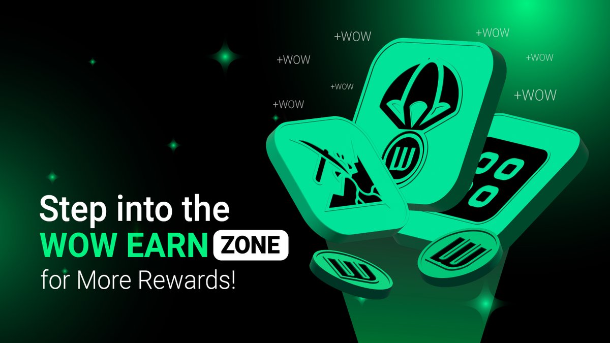 WOWEARNENG's tweet photo. Step Into the WOW Zone for More Rewards!

The WOW Zone is where the action’s at! 

Complete tasks, take on challenges, and earn $WOW while enjoying the fun side of crypto. 

Head over and see how rewarding the WOW Zone can be! 💥🔥 

#WOWZone #WOWRewards #CryptoFun #Blockchain https://t.co/q49bKhkBSE