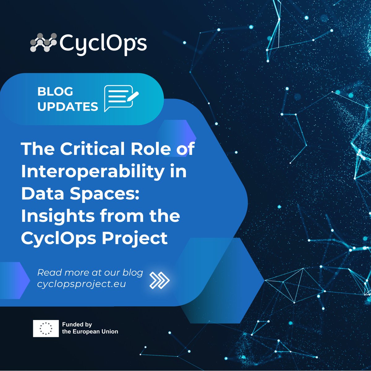 🌐 Ever wondered why interoperability is crucial for the future of data spaces?

👉 Find out more about interoperability and its approach in CyclOps in our latest blog post: bit.ly/3O7D9Rz

#datacycles #dataspace #datasovergnity #datapipeline