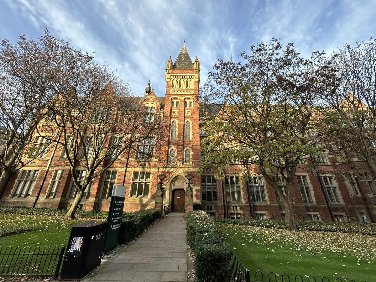 And nextdoor - the splendid Edward Baines Memorial Wing. Lovely to actually be on campus <a href="/hpsleeds/">HPS Leeds</a> - 4.5 years late! Due to lockdown, despite being a postdoc here, I never actually made it to the buildings… And great fun discussing William Whewell