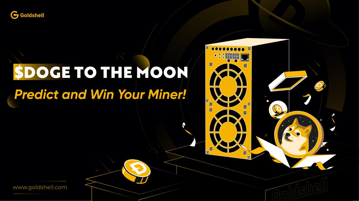 🚀 MINI DOGE III Giveaway! 🌕
With $DOGE rising 100% in a week, it’s the perfect time to join the fun!
How to Enter:
✅Follow us <a href="/goldshellminer/">goldshellminer/</a>
✅Tag 3 friends
✅Guess if $DOGE will go up or down to $0.XXXX 
The winner will be revealed in 24 hours! We’ll pick a winner on 11/15