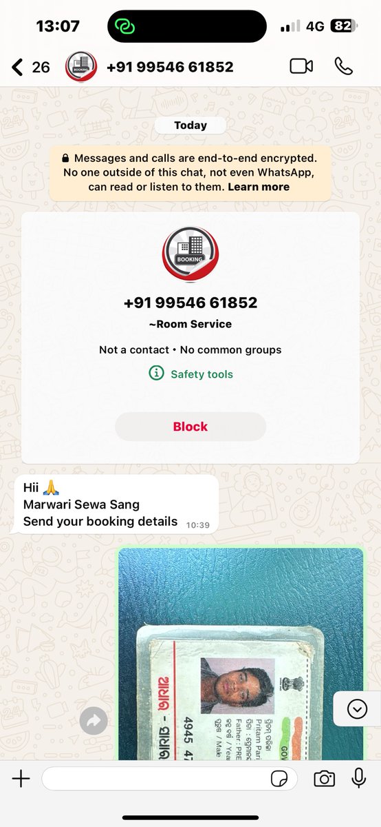 ParijaPreetam's tweet photo. @CybercrimeSp @myogiadityanath 

Kindly track this person. Says he is from Marwari Sewa Sangh. https://t.co/WsJm77Yf6G