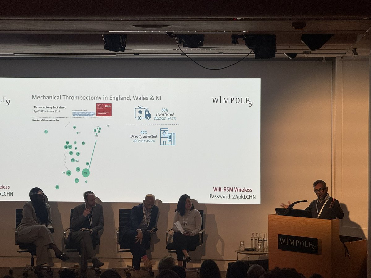 Imperial Thrombectomy Symposium (@impthrombectomy) on Twitter photo Session 1: thrombectomy pathways and innovation is well under way. Dr Kiruba Nagaratnam discussing AI decision tools to optimise thrombectomy pathways 
🧠⏩ #ITS2024 Session 1: thrombectomy pathways and innovation is well under way. Dr Kiruba Nagaratnam discussing AI decision tools to optimise thrombectomy pathways 
🧠⏩ #ITS2024