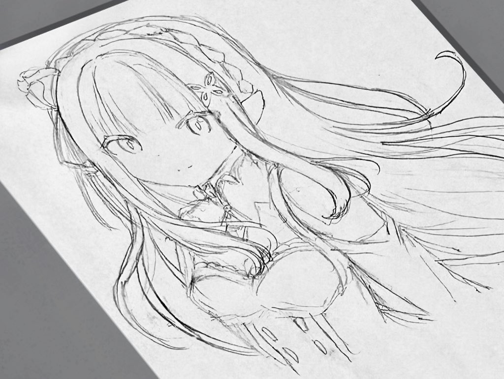 お久しぶりです❄️ #エミリア  #rezero