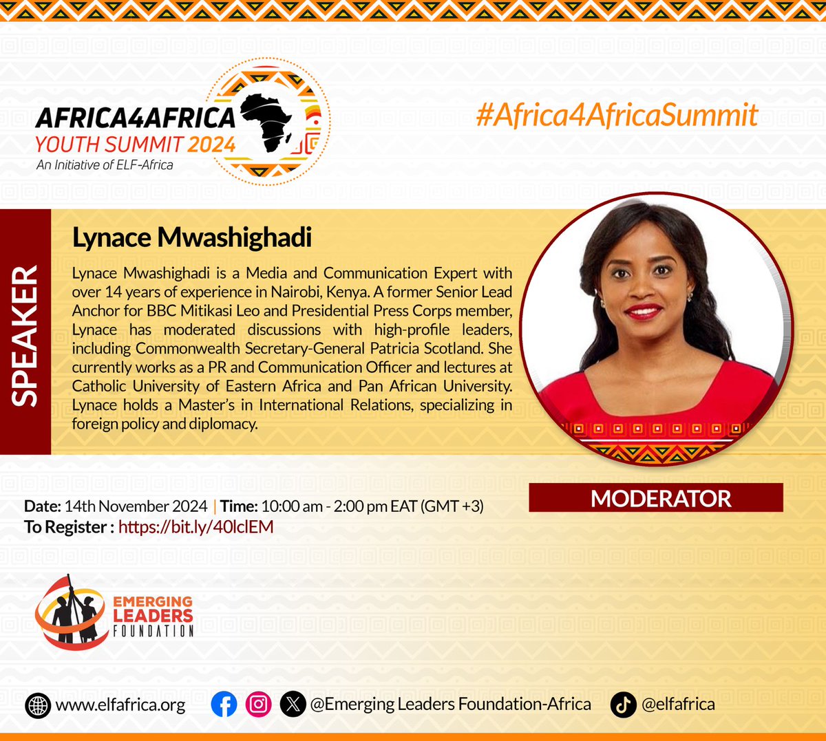 <a href="/funsosomorin/">Olufunso Somorin</a> The  conversations at #Africa4AfricaSummit were expertly moderated by <a href="/LynaceM/">Lynace Mwashighadi</a>