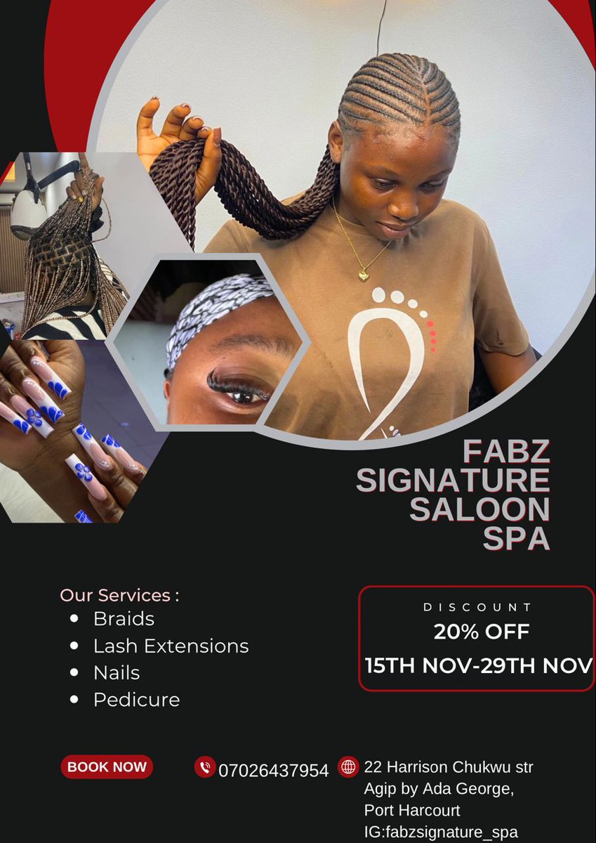 IYMTV's tweet photo. Meet Miss Winifred Oma Ezihuo From Igwuruta In Ikwerre LGA, Who Believes That Looking Good Is A Necessity And Good Food Takes You Closer To #Heaven.
As #OmasKitchen And #FabzSignatureSaloonSpa Has Got You Covered.
For More Info: 07026437954 (WhatsApp) https://t.co/tITeqpTggv