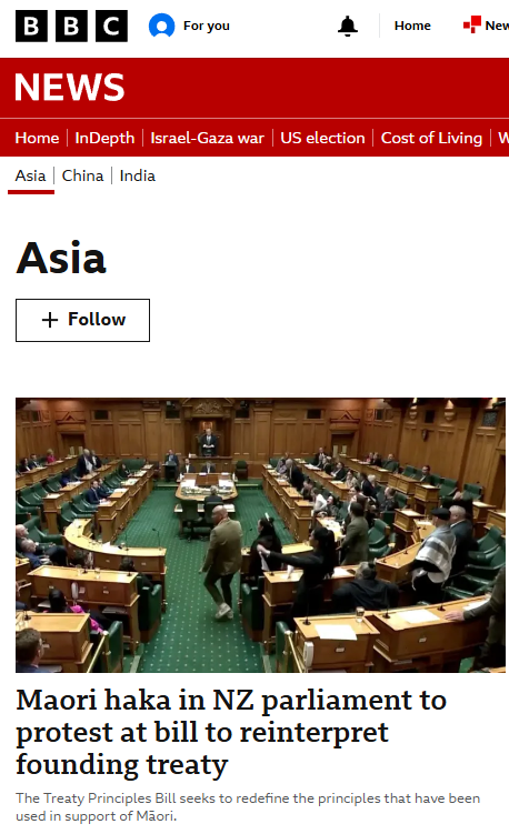 Hey <a href="/BBCNews/">BBC News (UK)</a> I know NZ is regularly left off maps, but why do you call it part of Asia?