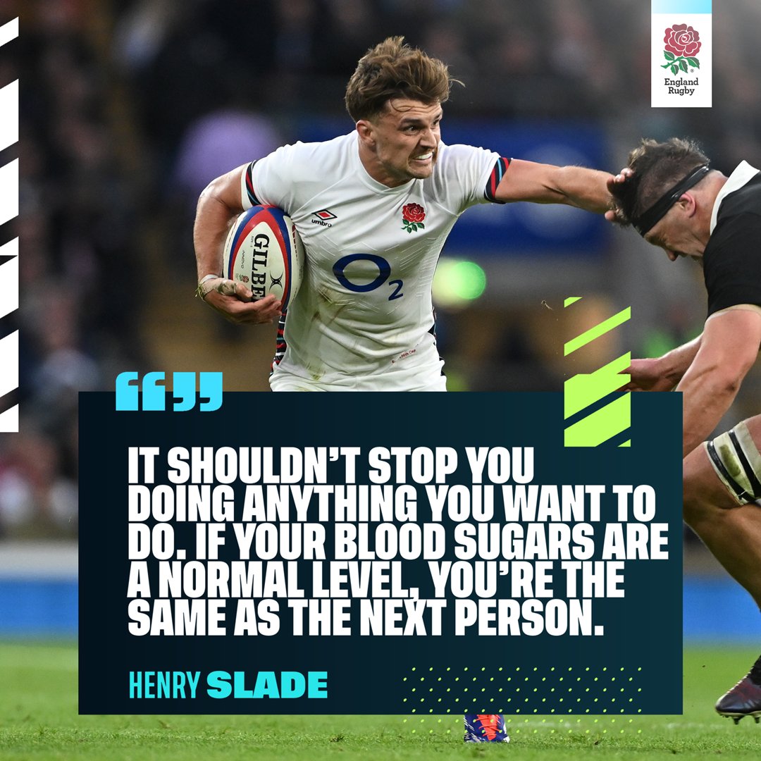 EnglandRugby's tweet photo. No limits.

This #WorldDiabetesDay, we wanted to show our support to @DiabetesUK and their ‘If You Knew’ campaign by sharing some words from Henry Slade - who lives with Type 1 diabetes - on the England Rugby Podcast: O2 Inside Line

@O2 | #WearTheRose