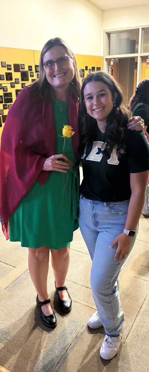 Last week members of LVC’s Alpha Sigma Tau (AST) <a href="/alphasigmatau/">Alpha Sigma Tau</a> invited several faculty to ASTea. Here's Syenna Young '27, ENG-2ndary ED &amp; LVC Honors --&amp; #ENGCW Prof Terri Rosenberg. LVC #ENGCW community thrives (!) in part bc we genuinely care, &amp; the feeling is mutual :) #GOLVC
