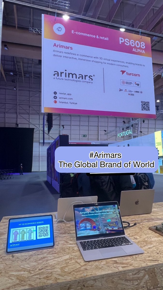 #Arimars : The Global Brand of World
As you know, we're at <a href="/WebSummit/">Web Summit</a> in Lisbon! 🚀

#websummitlisbon #innovation #websummit 
#virtualstore  #3d #ecommerce #onlineshopping #virtualexperience