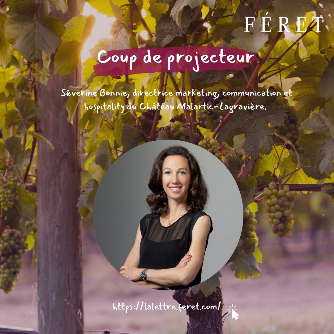 Coup de projecteur sur Séverine Bonnie ! 🌟 Découvrez son parcours et son engagement pour le vignoble bordelais dans notre interview sur La Lettre Féret. 
Lien de l'article : zurl.co/5GE3 

#LaLettreFéret #VignobleBordelais #winenews #bordeauxwine #actuwine #wine