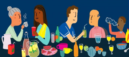 Dehydration is a common cause of hospital admission and can slow down recovery time. As we age, we start to naturally feel less thirsty so it’s important to keep an eye on how much you’re drinking throughout the day.
 
Use #UKMAW2024 and #ThirstyThursday to spread the word!