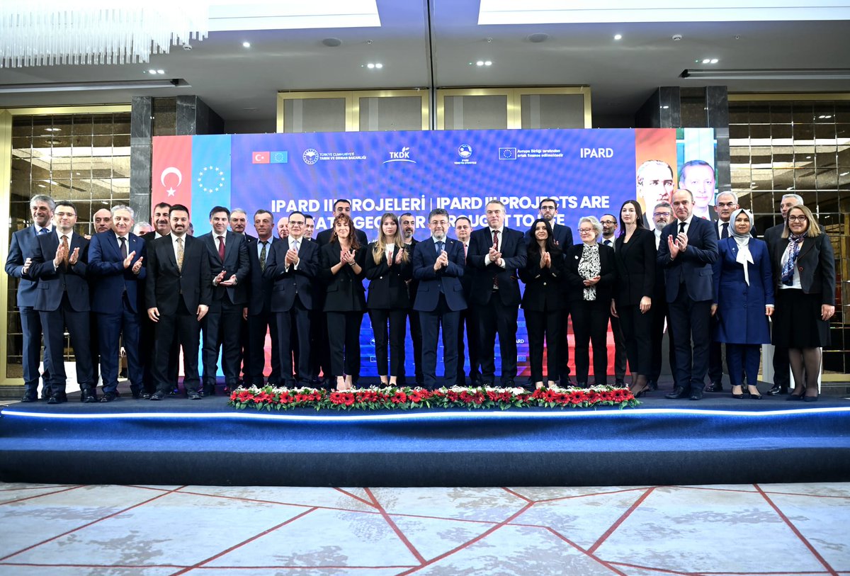 Tarım ve Orman Bakanımız Sayın İbrahim Yumaklı’nın teşrifleri ile Tarım ve Kırsal Kalkınmayı Destekleme Kurumu (TKDK) tarafından düzenlenen 'IPARD III Projeleri Hayata Geçiyor' organizasyona katılım sağladık.

🇹🇷 Ülkemizin kırsal kalkınma hedeflerine ulaşmasında kritik bir role