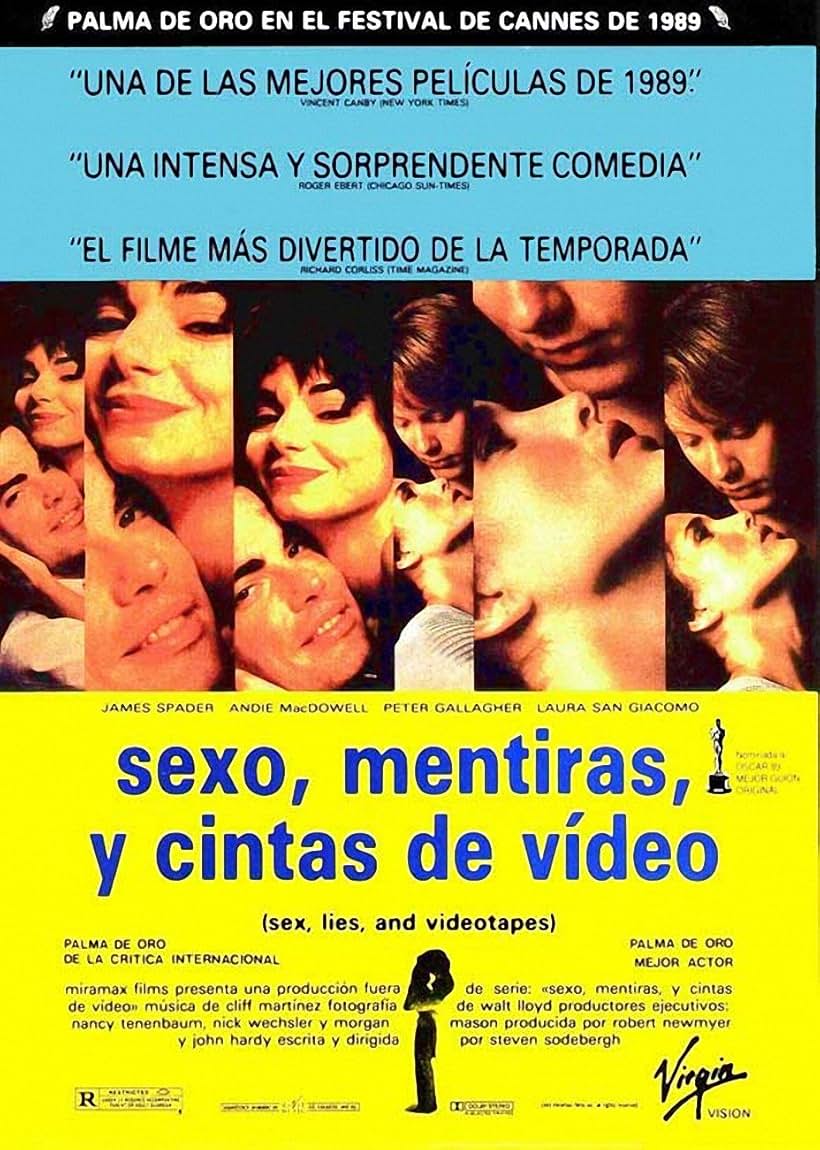 alucard8791's tweet image. &quot;Sex, Lies and Videotape&quot;
(1989) 🇺🇲 Dir:#StevenSoderbergh
Prot:#JamesSpader #AndieMacDowell #PeterGallagher 
#LauraSanGiacomo 
John,un abogado cinico y especulador, con un matrimonio en claro desgaste con su mujer Ann, recibira en su casa,a un ex compañero de estudios #Review