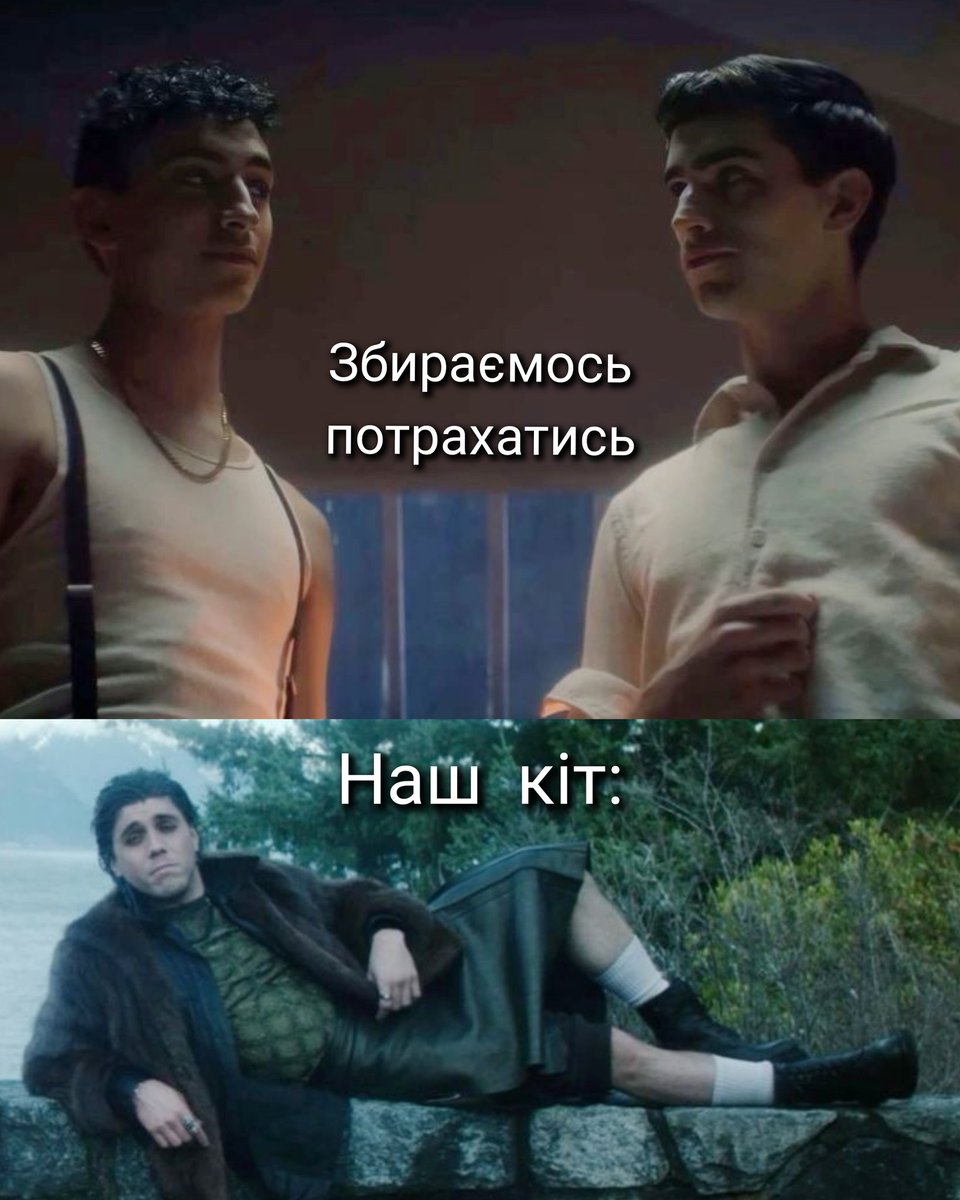 Кітик зацікавлений 😻

#укрдбд <a href="/ukrdbd/">dead boy detectives українською</a>