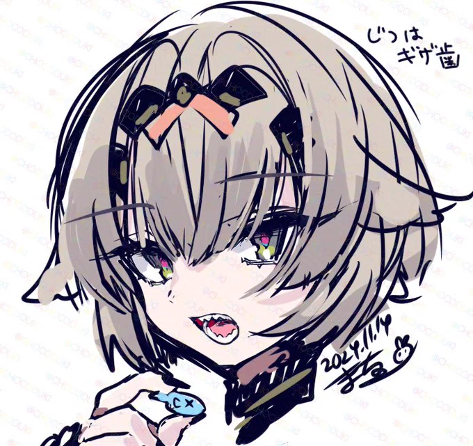 趣味絵。夜中にストレス発散に書き殴ったグソクムシモチーフメカ少年くん 