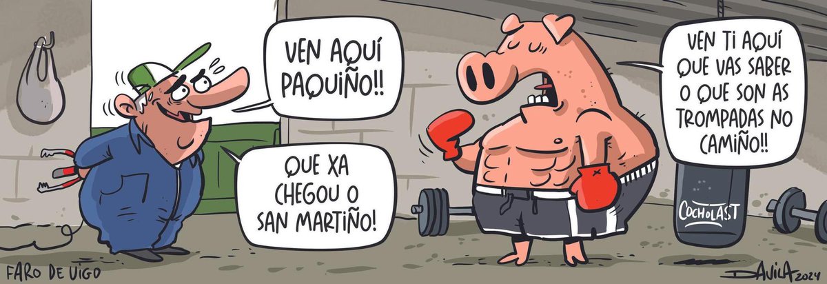 OBichero's tweet image. San Martiño #bichero #humorgalego #davila