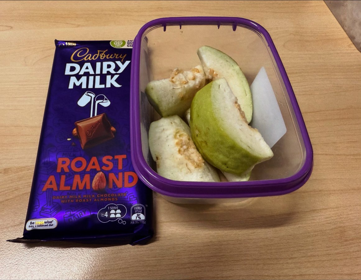 Chocolate vs guava?

#Chocolate #guava #snack