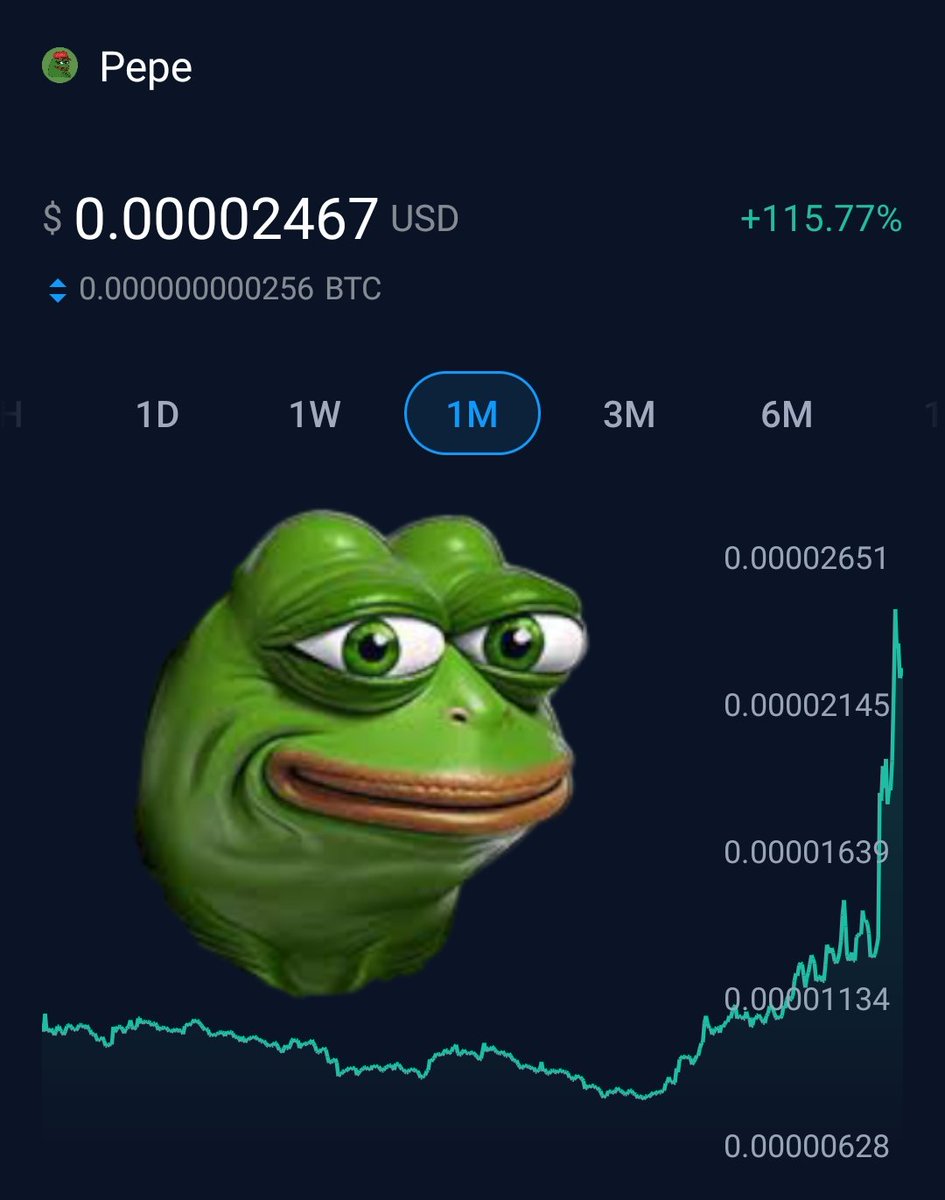 Cryptiki84's tweet photo. #PepeCoin #PEPE #Crypto #cryptocurrency https://t.co/DgXNciFLIZ