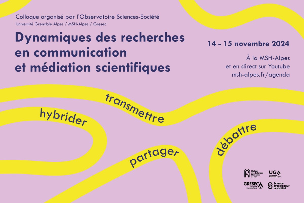_PhilippeMathis's tweet photo. Un grand merci à @MChBordeaux et @mchambru pour ce colloque passionnant sur les "dynamiques des recherches en communication et médiation scientifiques" ! Des échanges enrichissants et inspirants autour des pratiques et perspectives en science et communication. https://t.co/bGYkU2gyJJ