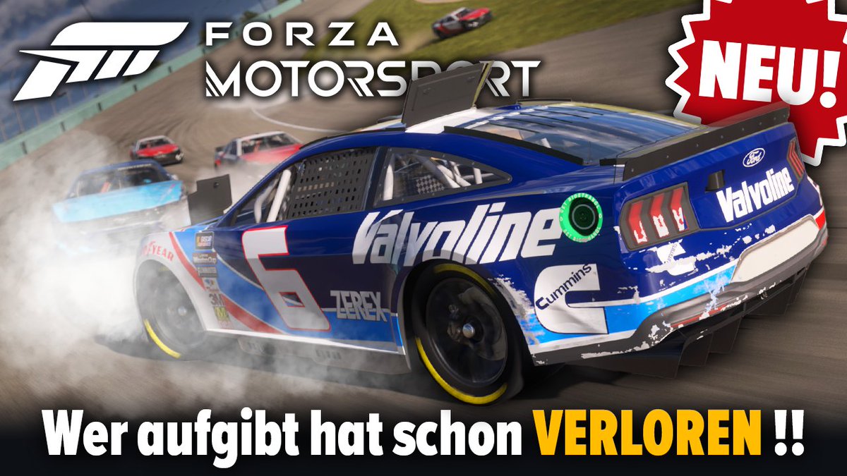 Die finalen Rennen der NASCAR Serie von FORZA MOTORSPORT stehen an. Aktuell schaut es im Gesamtranking gut aus. Aber jeder Fehler kann alles  zerstören! 😲

▶️ youtu.be/e6laefdF3Ek

#ForzaMotorsport #Forza #MotorsportDEU #FM