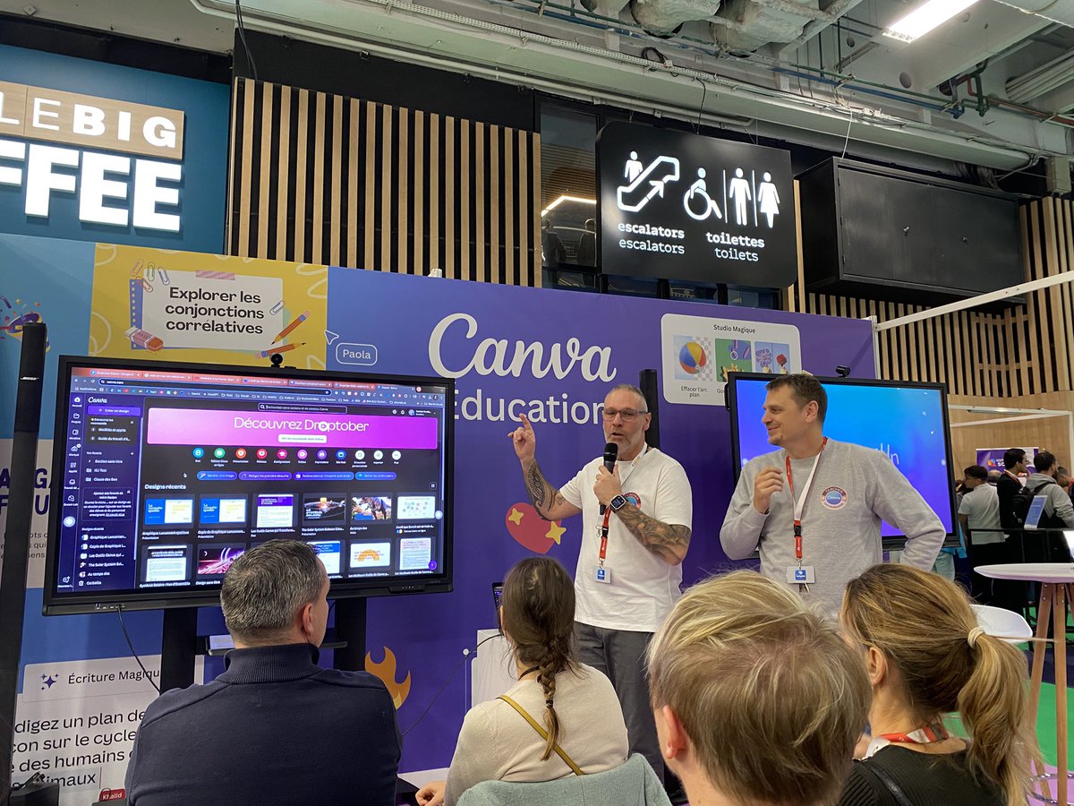 La Classe de Défine (rv sur Bluesky) (@classededefine) on Twitter photo Le duo le plus célèbre de Belgique nous présente Droptober de <a href="/CanvaEdu/">Canva for Education</a> !
<a href="/naveaubenoit/">Benoit Naveau</a> <a href="/PiVerTICE/">Pierre Verbiest</a>
Bravo et merci les copains ! Le duo le plus célèbre de Belgique nous présente Droptober de <a href="/CanvaEdu/">Canva for Education</a> !
<a href="/naveaubenoit/">Benoit Naveau</a> <a href="/PiVerTICE/">Pierre Verbiest</a>
Bravo et merci les copains !