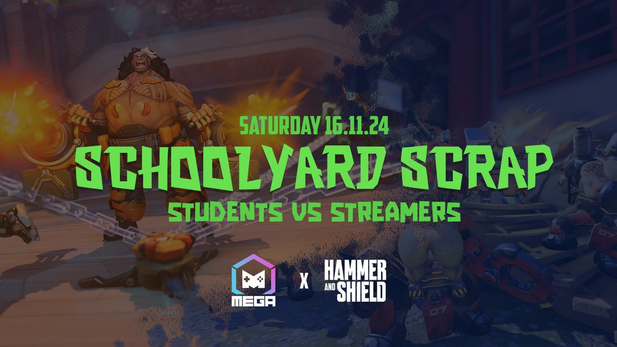 AvatarLiger's tweet photo. 🔔 SCHOOLS OUT BUT WE GOT BEEF TO SETTLE!

Welcome to the 📗 Schoolyard Scrap 📗 
an Overwatch 2: Students vs. Streamers Event!

Let's meet the 10 streamers facing 10 students this Saturday! 🧵