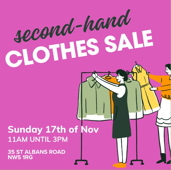 ParliHillSchool's tweet photo. Do the good thing - reuse and upcycle. Join this event on Sun 17th Nov 11AM - 3PM: #Secondhand Clothes Sale with @GrowingGreenUK  - Winter Edition! https://t.co/evsFdrKi8s 
.
.
.
.
@parli_people #camden #northlondon #nw5
#clothessale #sale https://t.co/NFm8hhzTSH