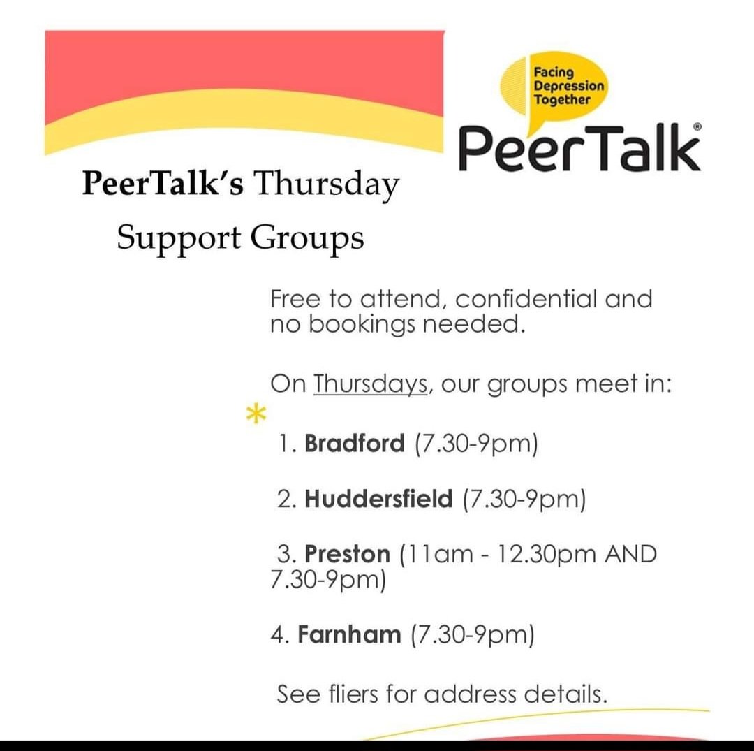 📣 Check Out Today's Meetings! 📣 

We're excited to share the posters below that highlight our peer support meetings happening today! 🗓️✨ 

Join us for a chance to connect, share, and find support in a welcoming environment. 

Swipe through the images for details!