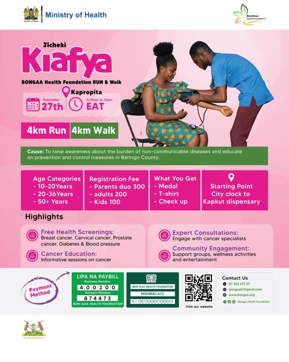 runningeldoret's tweet photo. Kaproprita Run &amp; Walk!
Prepare to run Baringo! Join us as we run for a cause and run for health. It’s a chance to stay active, support a meaningful cause, and enjoy the beauty of Baringo. See you there!

#RunningEldoret 
#Kaproprita
#HealthRun https://t.co/kNkCEP3Xsp