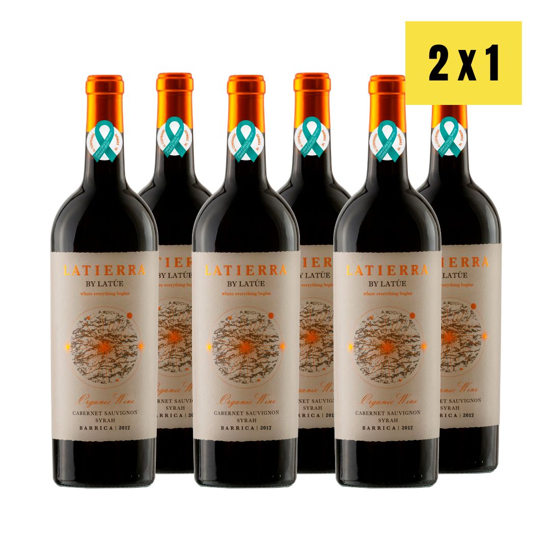 Hola, #winelovers. ¿Qué os parece un 2x1 en LATIERRA Cabernet sauvignon - Syrah barrica 2017?